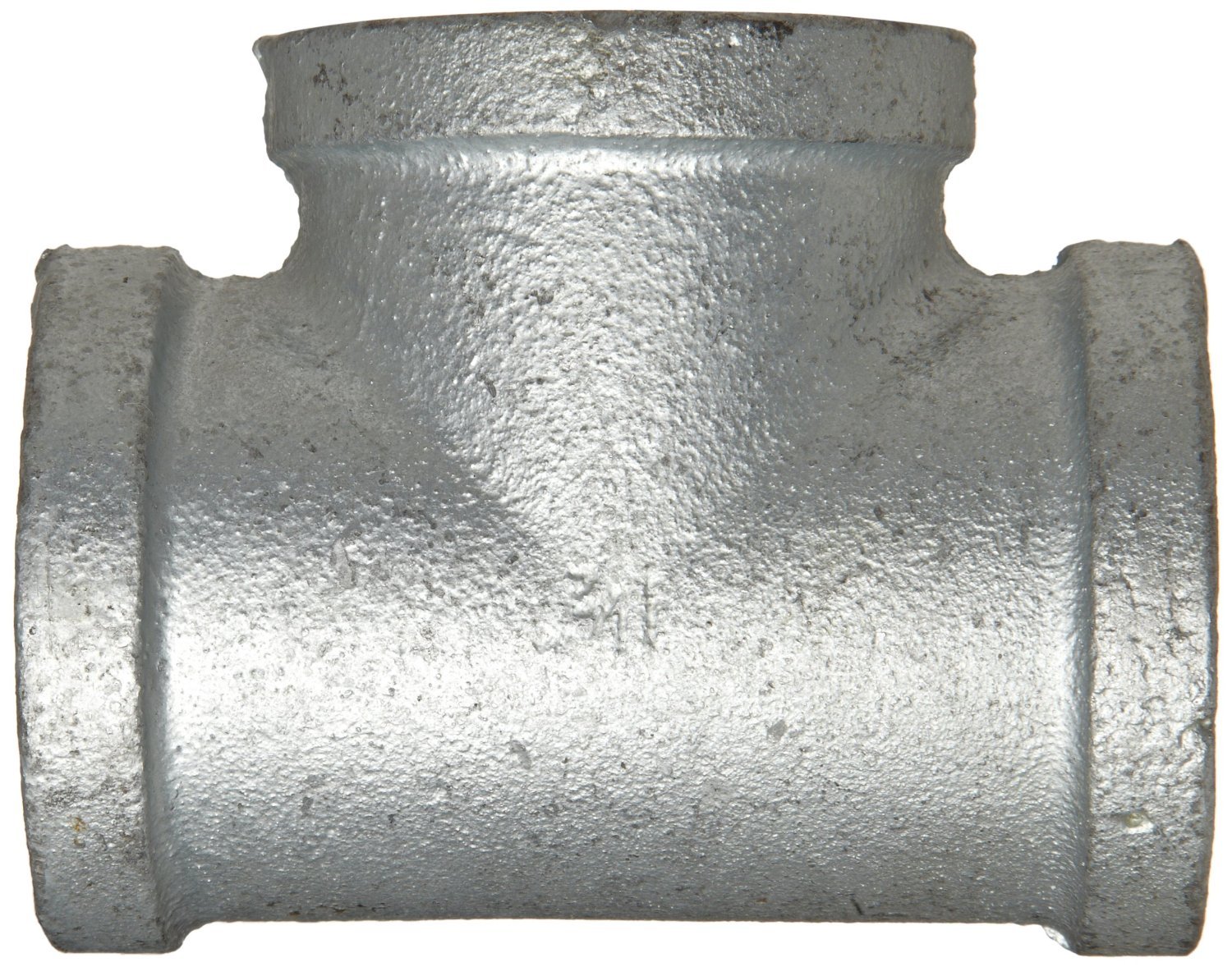 New 4” Galvanized Steel Straight Tee 4\