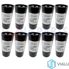 Pack of 10 - VIALU - 105-126 uf/MFD 220-250 VAC Round Start Capacitor 50/60 Hz picture