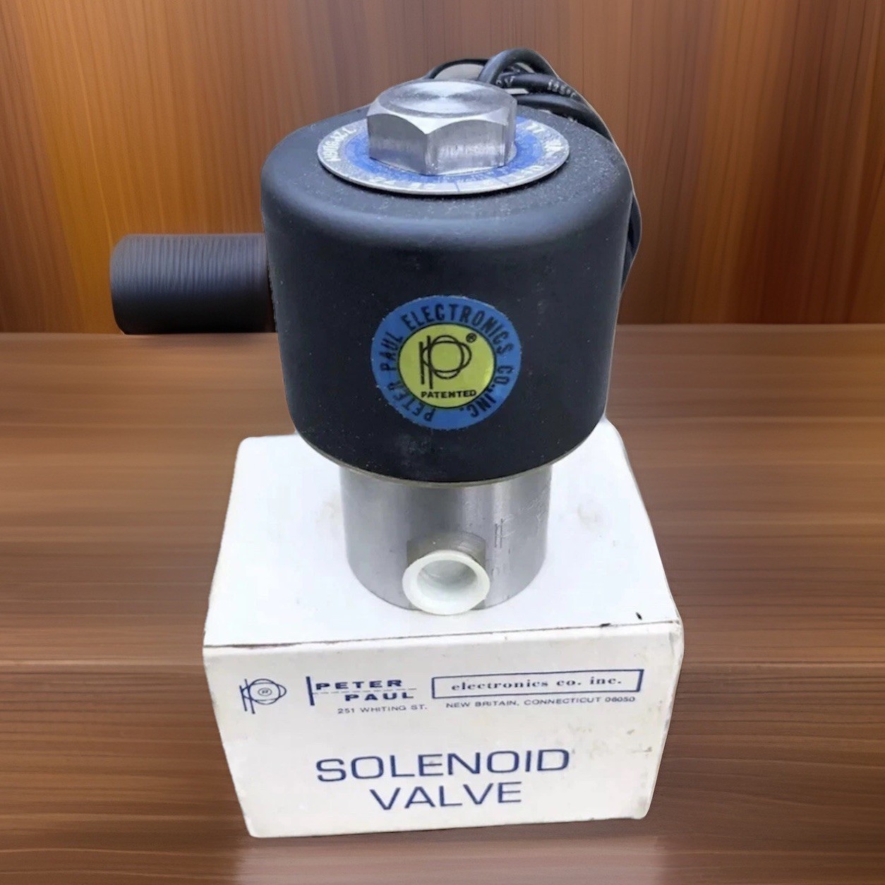 Peter Paul Electronics 24/60 Solenoid Valve 72P9DGM 18W 140 PSI 3/16” Peter Paul Electronics 24/60 Solenoid Valve 72P9DGM 18W 140 PSI 3/16”