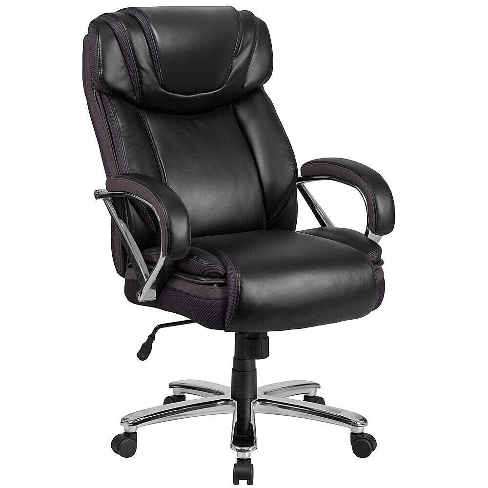 Flash Furniture - Hercules Big & Tall 500 lb. Rated Leather Swivel Office Chair