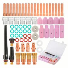 71pcs TIG Welding Torch Stubby Gas Lens #12 Pyrex Glass Cup Kit For WP-17/18/26 picture
