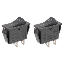2Pcs Rocker Switch ON/Off 2 Position 2 Pin, AC 15A/250V, 20A/125V,KCD3 Toggle Po picture