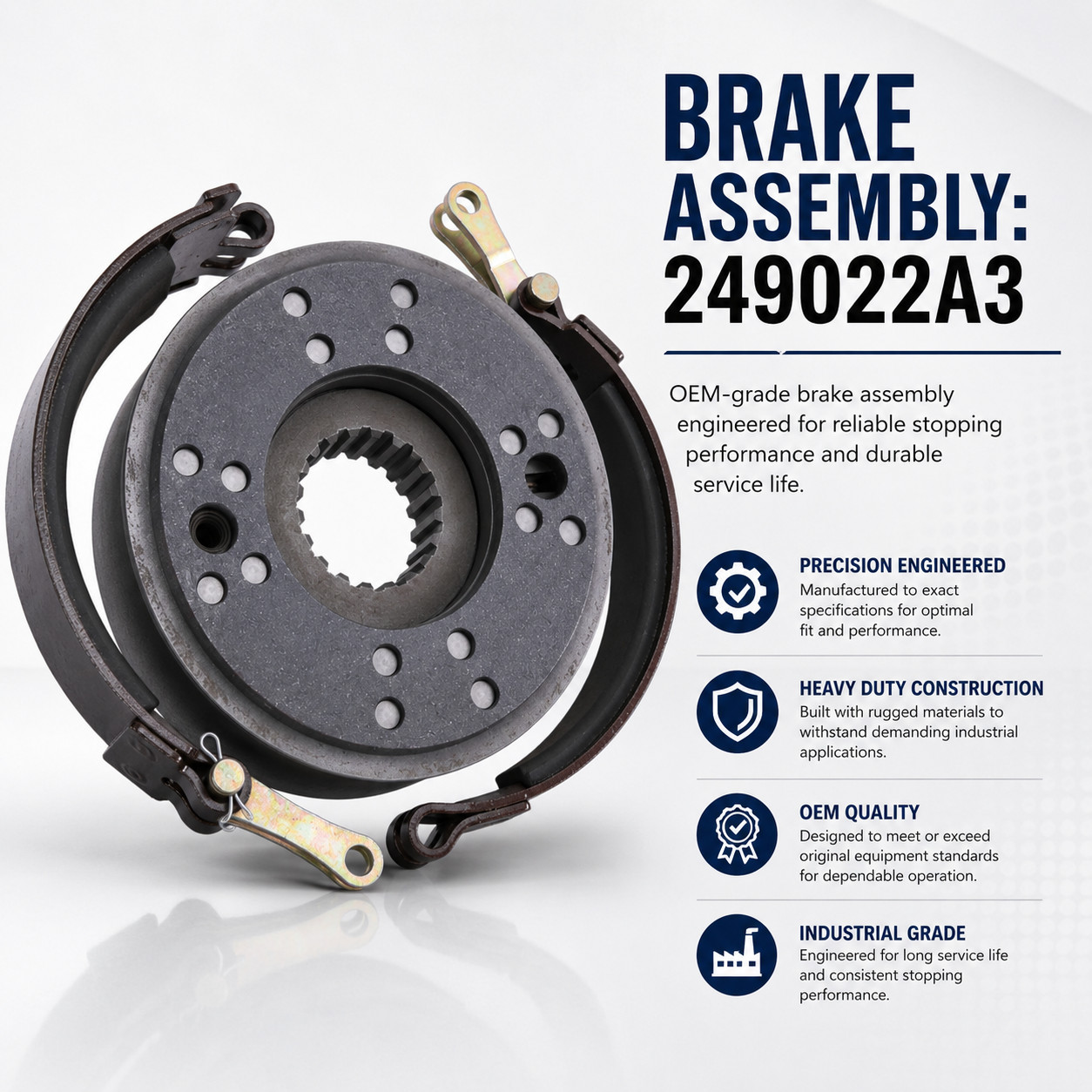 Differential Brake Kit with hardware 249022A3 Fits Case 480B 480C 580B 580C Differential Brake Kit with hardware 249022A3 Fits Case 480B 480C 580B 580C