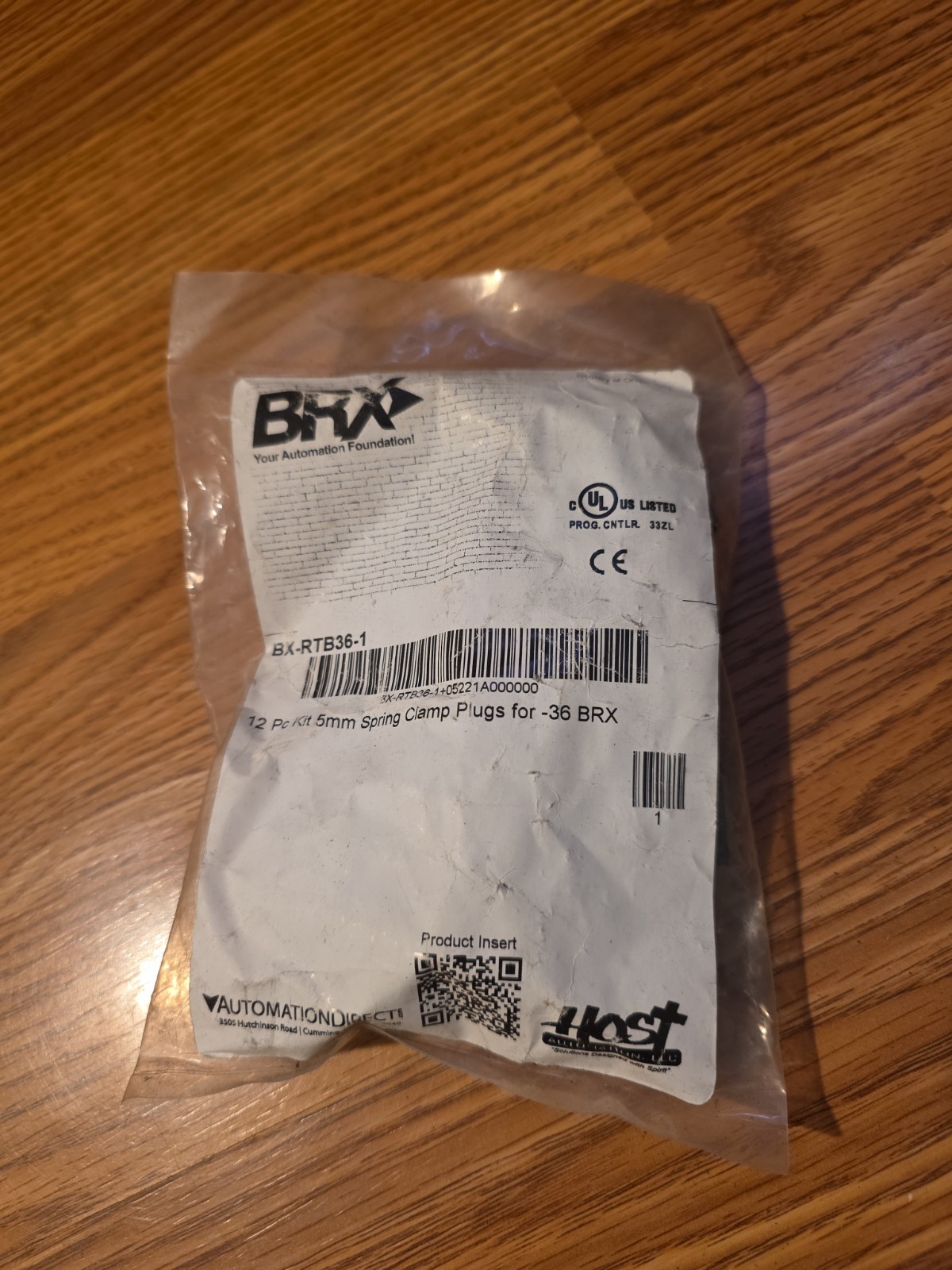 BX-RTB36- New opened Automation direct PLC terminal strip clamp type for -36 BRX BX-RTB36- New opened Automation direct PLC terminal strip clamp type for -36 BRX