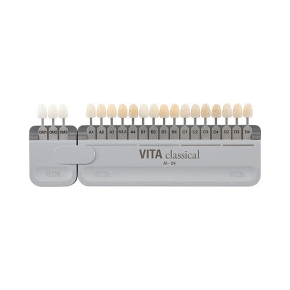 New 1 Set Classical Dental Vita Shade Guide with Bleached Shades Clip New 1 Set Classical Dental Vita Shade Guide with Bleached Shades Clip