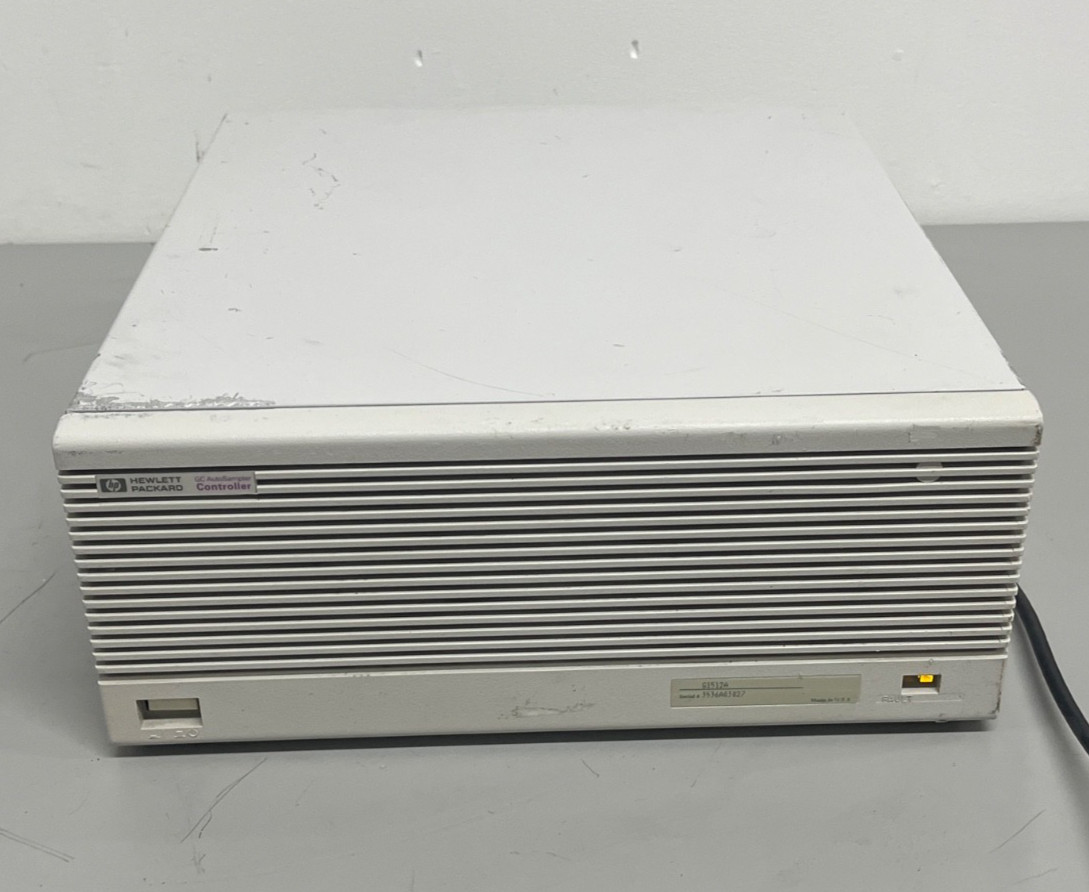HP Agilent G1512A GC Autosampler Controller 7673 G1513A 18596 Powers On HP Agilent G1512A GC Autosampler Controller 7673 G1513A 18596 Powers On