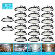 20Pcs 300W UFO Led High Bay Light Industrial Warehouse Garage Commercial Light picture