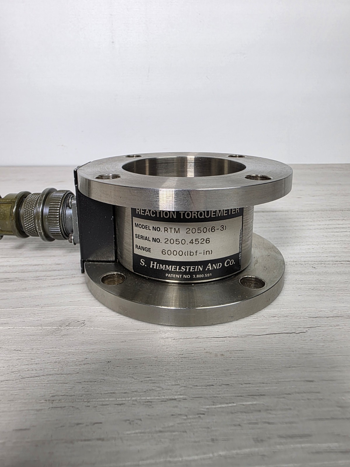 S. Himmelstein Reaction Torquemeter Model RTM 2050. Range 6000 (ibf-in) S. Himmelstein Reaction Torquemeter Model RTM 2050. Range 6000 (ibf-in)