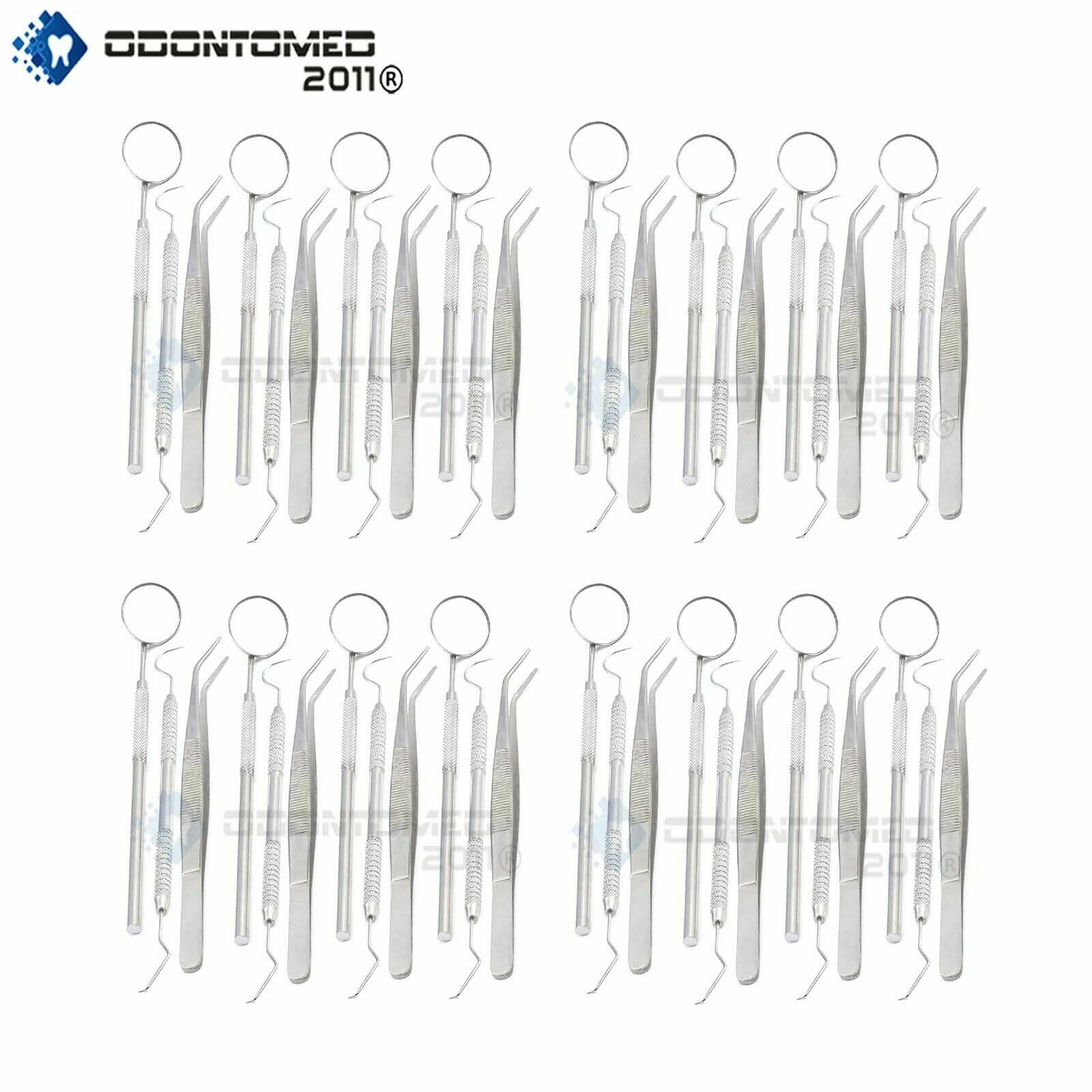 45 Instruments Basic Dental Set Mirror Explorer College plier Economy GERMAN 