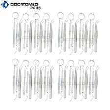 45 Instruments Basic Dental Set Mirror Explorer College plier Economy GERMAN  picture