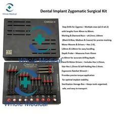 26 Pcs Zygomatic Dental Implant Surgical Kit – Titanium Coated Drills picture
