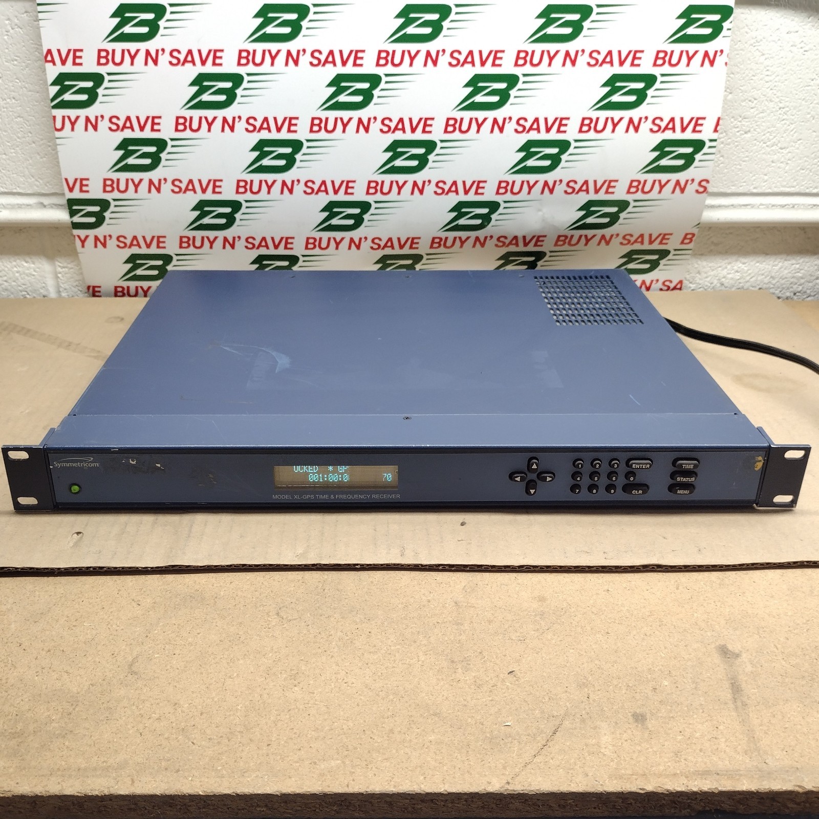 Symmetricom XL-GPS Time & Frequency Receiver  1530-602 w/PwrCrd - USED