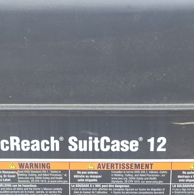 Miller ArcReach SuitCase 12 Wire Feed Welder MIG 24V Steel Soft Start LVC Miller ArcReach SuitCase 12 Wire Feed Welder MIG 24V Steel Soft Start LVC