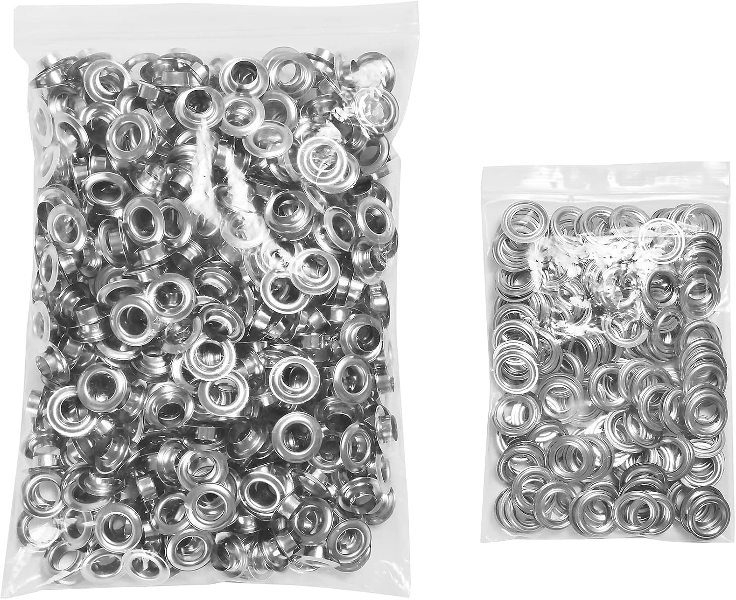 1000Pcs Grommets 3/8 Inch (10Mm) Washers and Grommets Kit 1000Pcs Grommets 3/8 Inch (10Mm) Washers and Grommets Kit