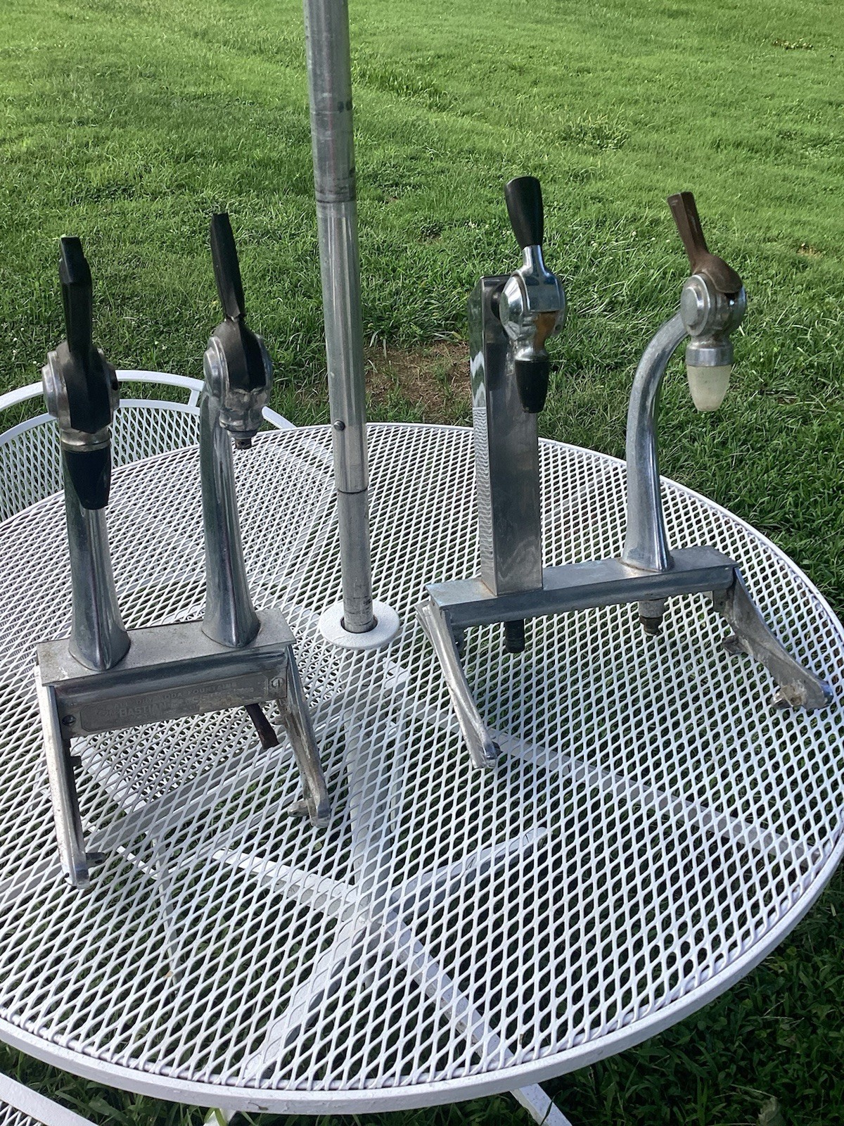 Vintage Bastian Blessing Soda Fountain Arms & Heads - Parts Or Repair Lot