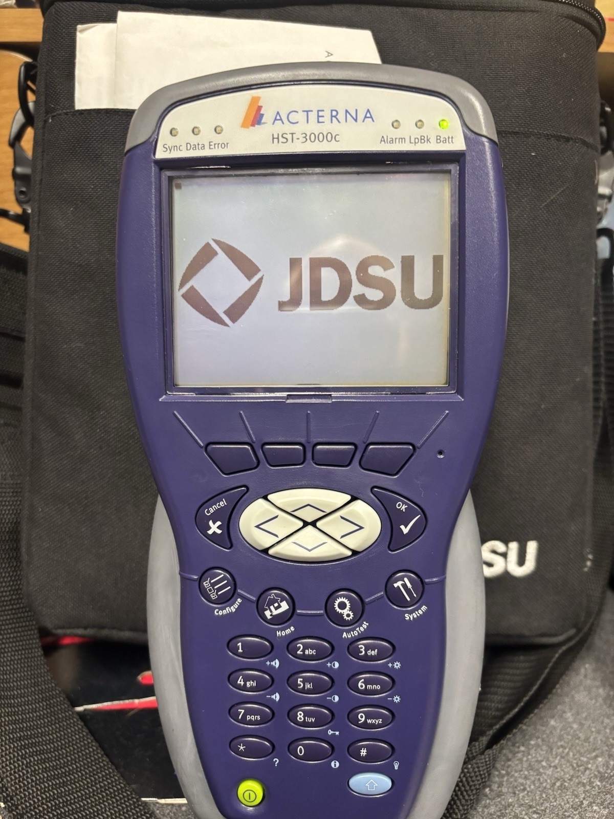 JDSU Acterna HST-3000c Service Interface with Power Supply Tested Working JDSU Acterna HST-3000c Service Interface with Power Supply Tested Working