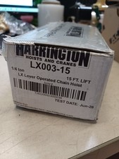 HARRINGTON LX003-15 Mini Lever Chain Hoist,500 lb,15 ft Lift 49CY81 picture