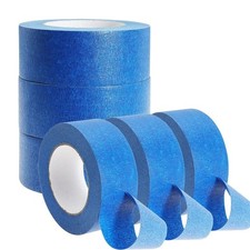 3 Rolls Blue Painter’s Tape 1.2cm x 60 Yards 5.5 Mil Masking Tape Clean Removal picture