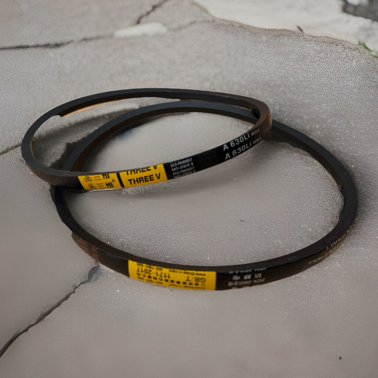2pcs Replacement Power Trowel Shaft Drive Belt 630Li For Loncin Honda GX200 S100 2pcs Replacement Power Trowel Shaft Drive Belt 630Li For Loncin Honda GX200 S100