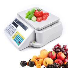 66LBS Digital Deli Meat Food Computing Retail Price Scale Thermal Printer Retail picture