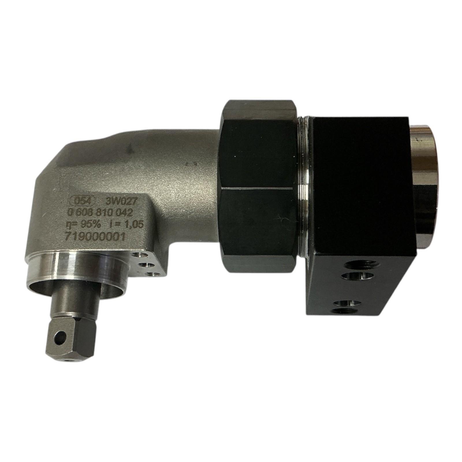 Bosch Rexroth 3W027 0608810042 Right Angle Nutrunner Head 3/8” Drive 27Nm Bosch Rexroth 3W027 0608810042 Right Angle Nutrunner Head 3/8” Drive 27Nm