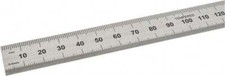 SPI Steel Rule: Metric Graduation, Flexible, 3/4