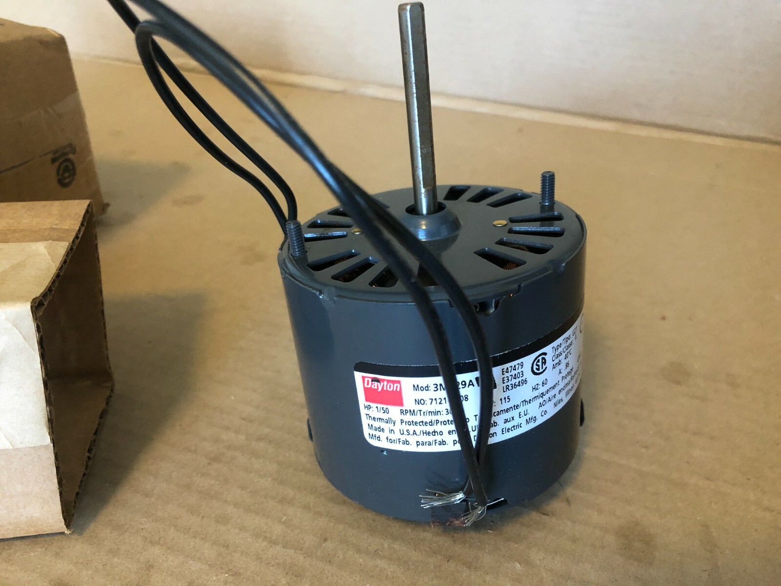 Dayton, Motor, 3M729A Dayton, Motor, 3M729A