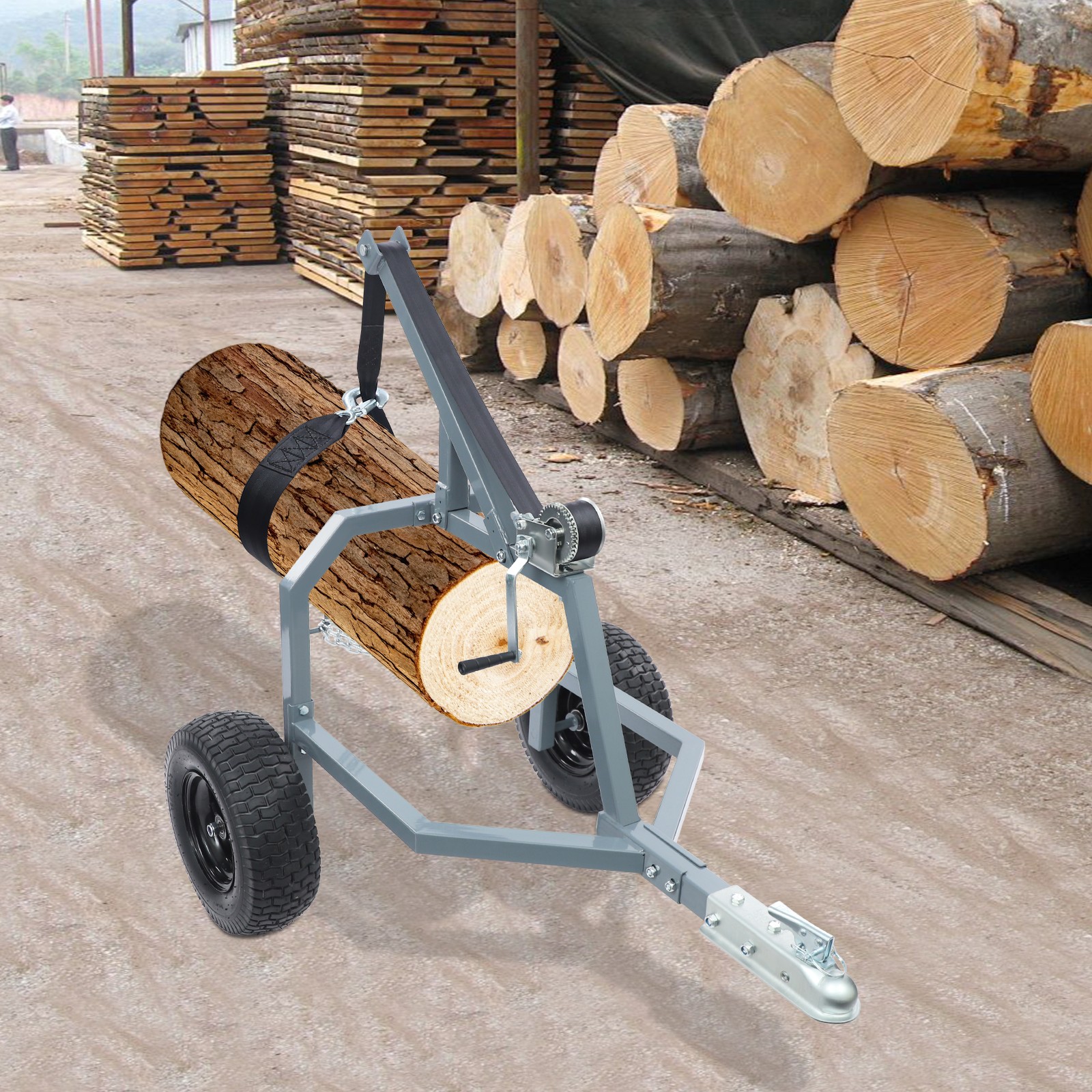 2000lbs Log Trailer Heavy duty Transporting Cart Trolley Log Skidding Arch Cart 2000lbs Log Trailer Heavy duty Transporting Cart Trolley Log Skidding Arch Cart