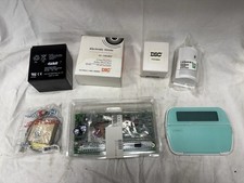 DSC PC1616 Alarm Full System Kit Set Up. Ready For Install. Control Panel Keypad picture
