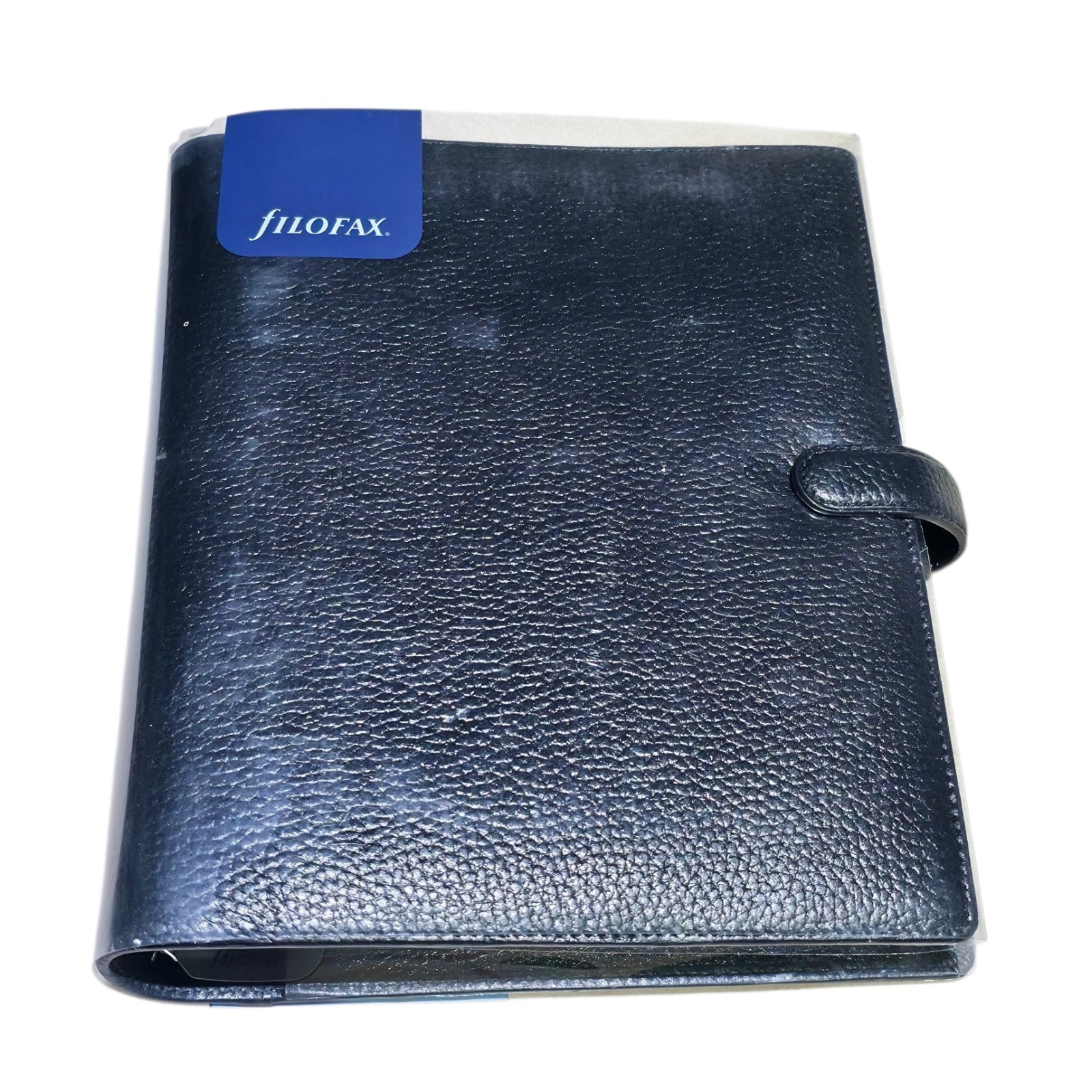 Filofax Finsbury A5 Organizer Black Textured Genuine Leather Planner New Unused Filofax Finsbury A5 Organizer Black Textured Genuine Leather Planner New Unused