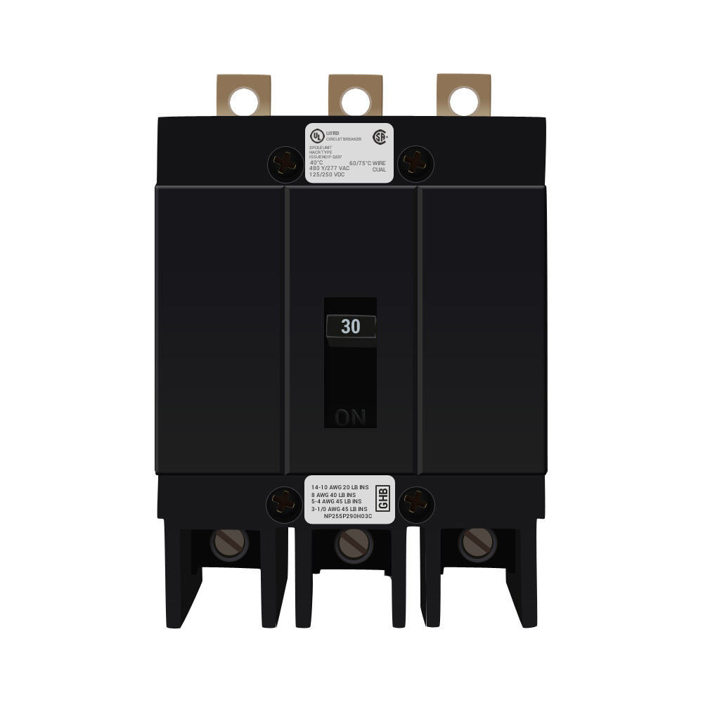 BRAND NIB - EATON - GHB3030 - THERMAL MAGNETIC CIRCUIT BREAKER, 30A ,3P BRAND NIB - EATON - GHB3030 - THERMAL MAGNETIC CIRCUIT BREAKER, 30A ,3P
