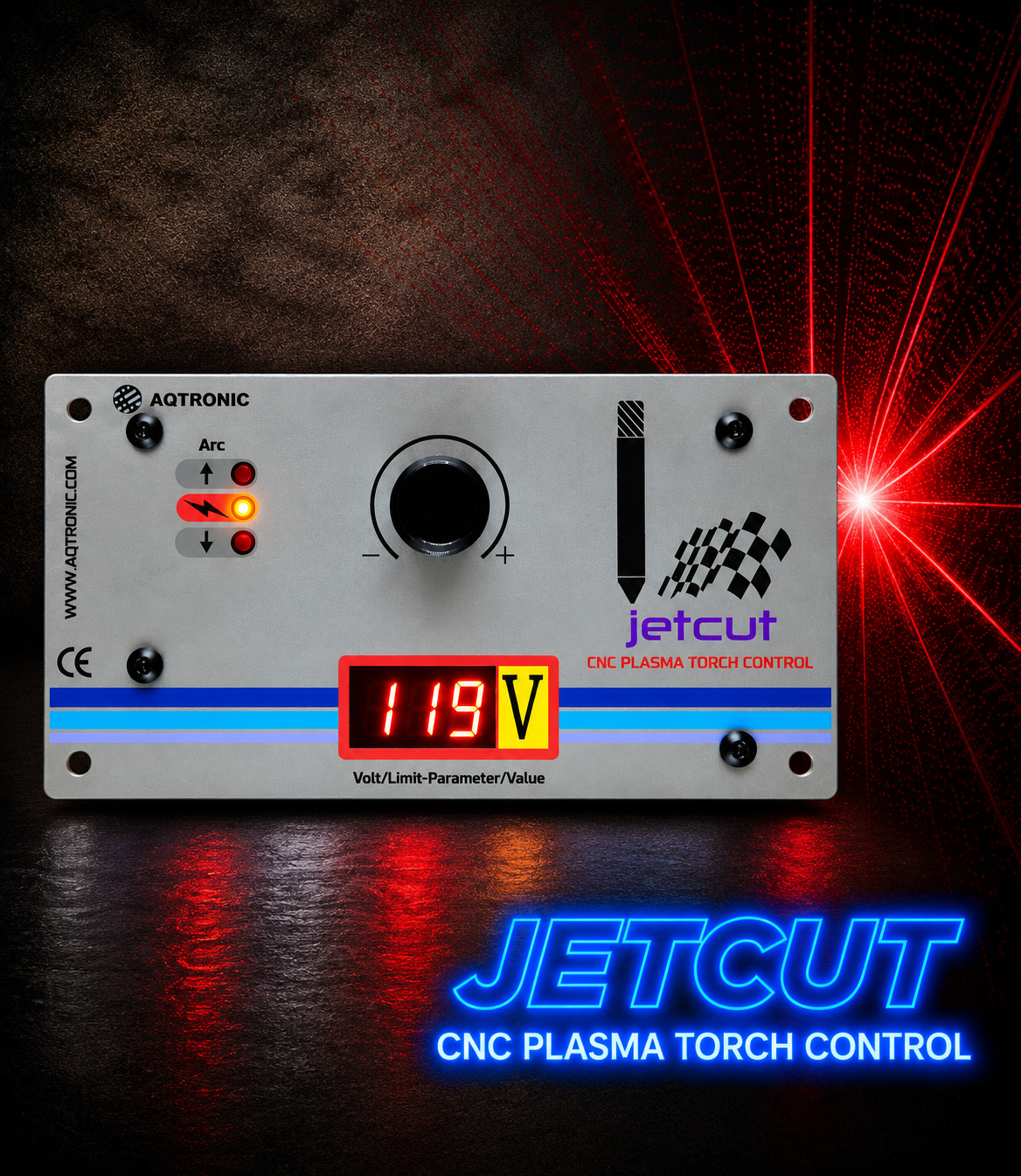 JETCUT THC (SD)+(U.D.O) PLSASMA CNC THC. Photo Electric Plasma voltage reading.