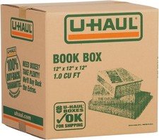 U-Haul 11-Piece Book Moving & Shipping Box Kit with Handles – Includes 10 Book picture