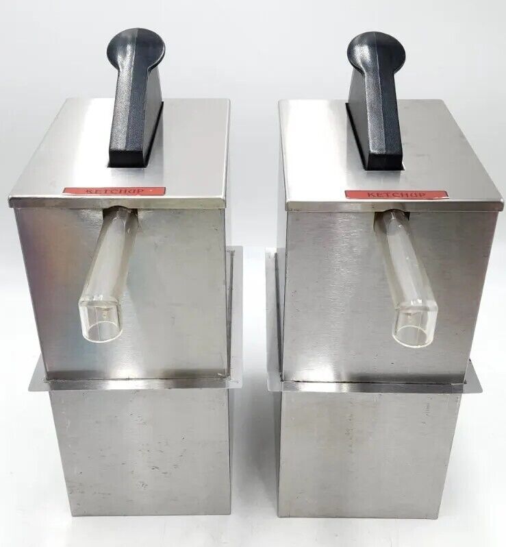 Condiment Pump Dispenser Server SE-SS Express Single Drop In 07020 NSF Stainless