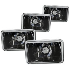 4PCS 4x6 Rectangular Sealed Beam Headlights H4 H4651 H4652 H4656 H4666 H6545 picture