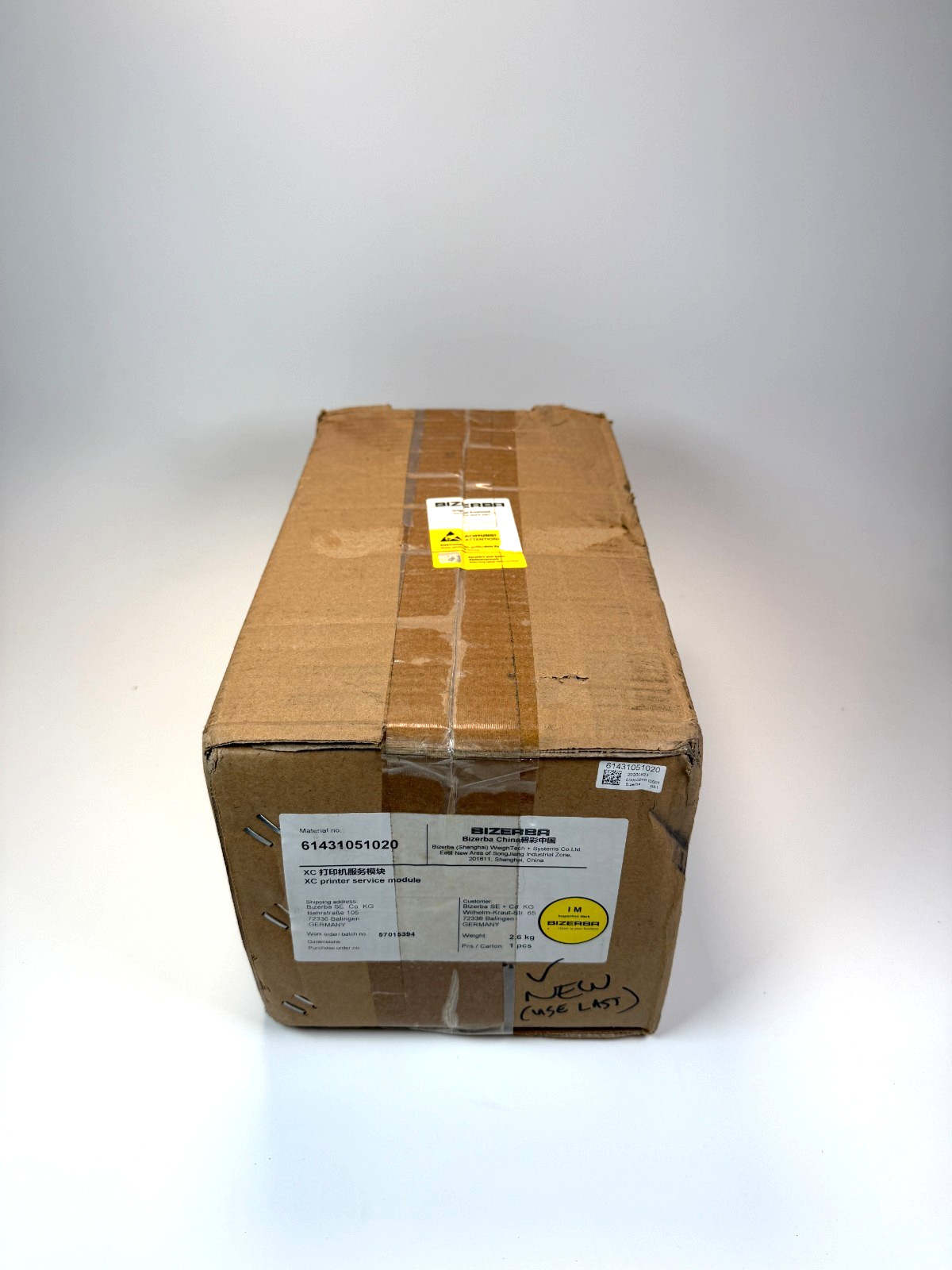 Bizerba XC Printer Service Module 61431051020 Bizerba XC Printer Service Module 61431051020