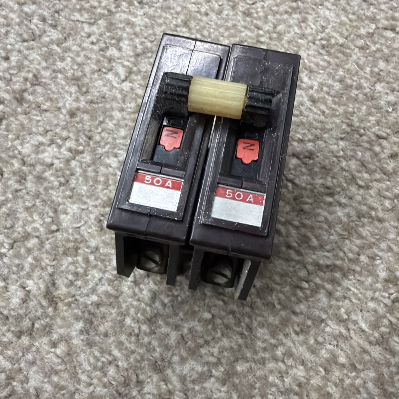 Wadsworth 50amp. 2 Pole Circuit Breaker used