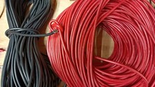 8 awg ultra flexible tinned copper wire 50 feet (25 red + 25 black) picture