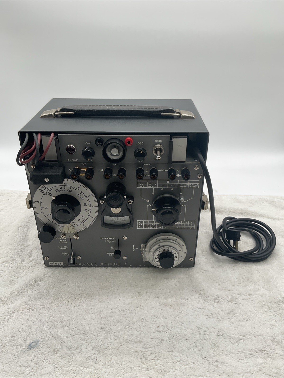 Vintage ESI Universal Impedance Bridge Model 250 DAS1 Vintage ESI Universal Impedance Bridge Model 250 DAS1