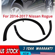 2 PCS Front Wheel Plastic Fender Arch Black For Nissan Rogue 2014-2016 New picture