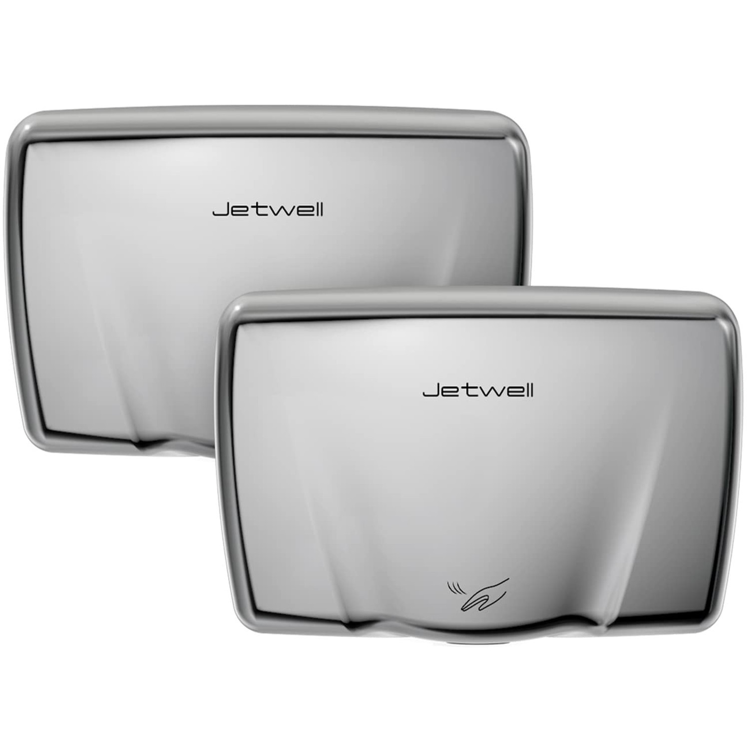 JETWELL 2Pack Compact Hand Dryer for Commercial Bathrooms, Stainless Steel Co... JETWELL 2Pack Compact Hand Dryer for Commercial Bathrooms, Stainless Steel Co...