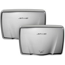 JETWELL 2Pack Compact Hand Dryer for Commercial Bathrooms, Stainless Steel Co... picture