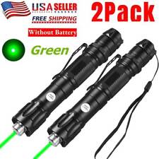 2Pack 6000Miles High Power Green Laser Pointer Pen Star Visible Beam 532nm Lazer picture