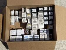 Lot of 43 Pc HVAC Parts Lot – 29 Capacitors, 8 Contractors, 6 Transformers. picture