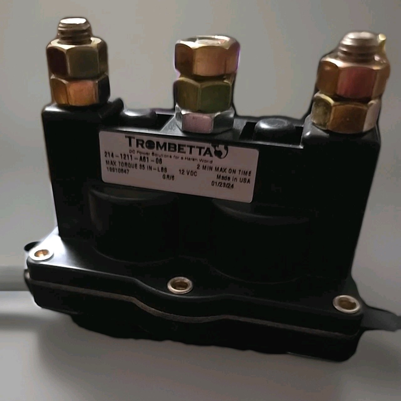 214-1231-A61 12 Volt Reversing Polarity DC Contactor 214-1231-A61 12 Volt Reversing Polarity DC Contactor