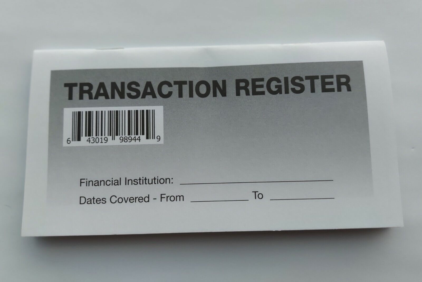 10 - Checkbook Transaction Registers - 2024 2025 2026 Calendar - Check Book Bank