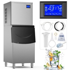 Heavy Duty 650Lbs/24H Commercial Ice Maker Machine 450Lbs Industrial Ice Machine picture
