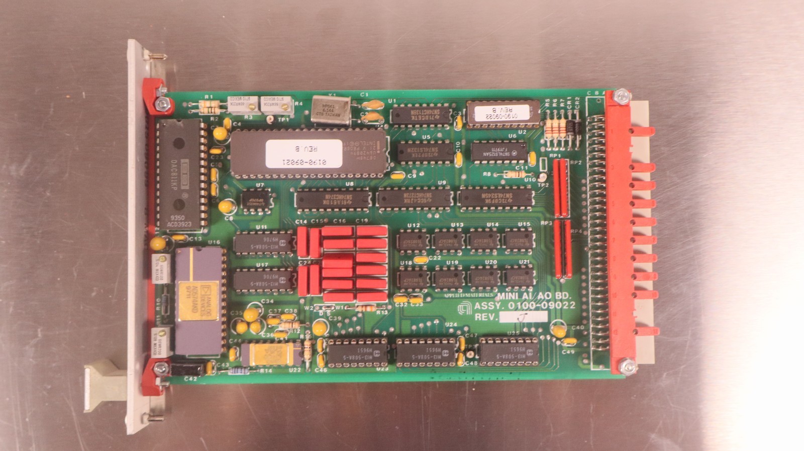 Applied Materials 0100-09022 Mini AI/AO Board PCB AMAT Applied Materials 0100-09022 Mini AI/AO Board PCB AMAT