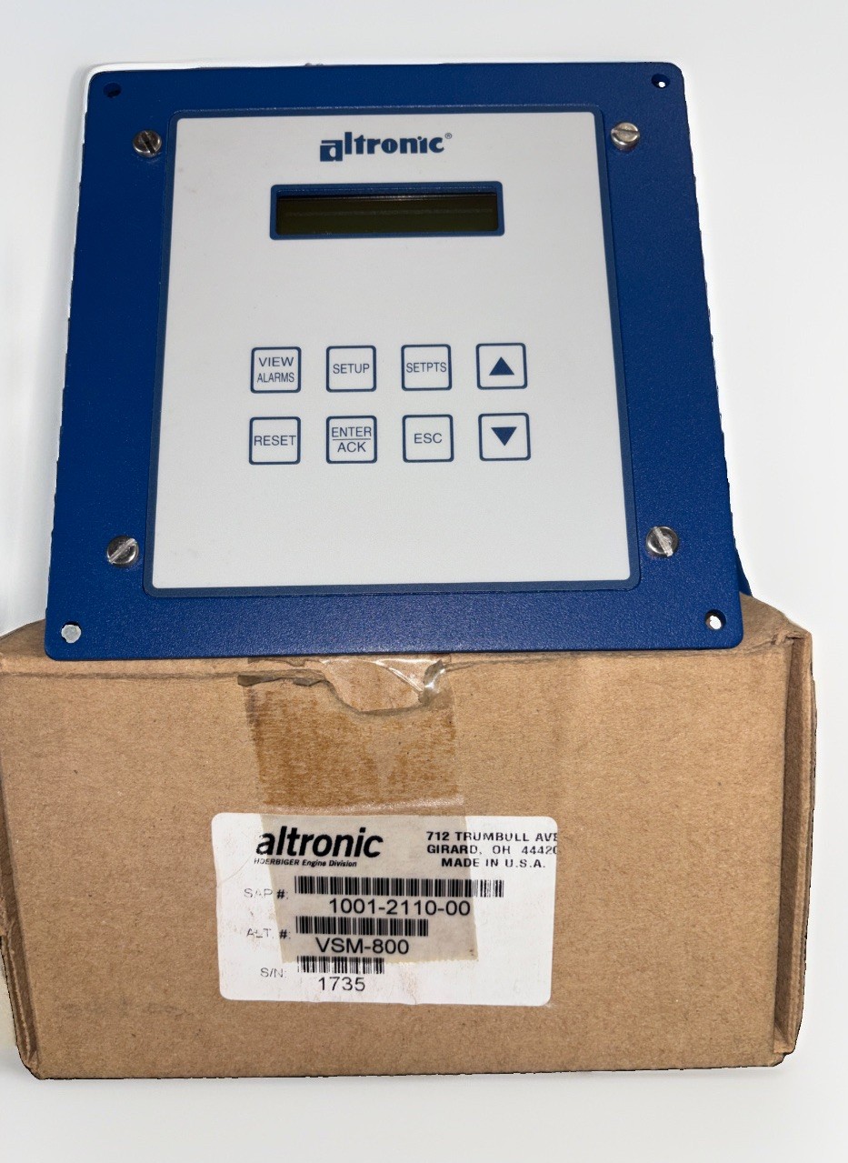 Altronic VSM-800 Vibration Monitor 8-Channel Industrial Engine Compressor Altronic VSM-800 Vibration Monitor 8-Channel Industrial Engine Compressor
