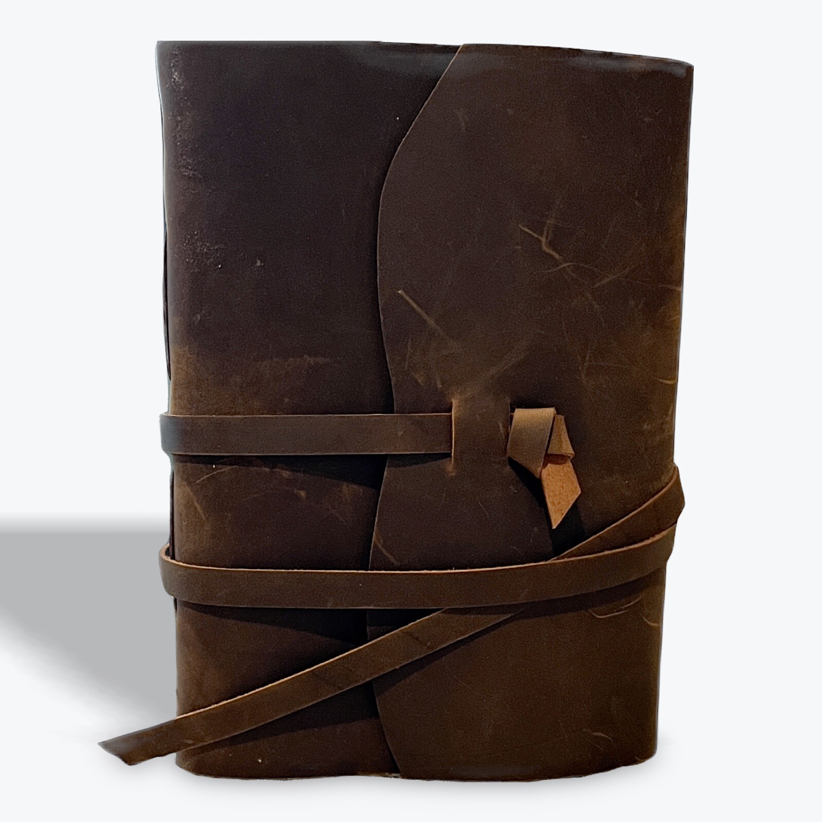 100% Genuine Leather 7”x5” Journal Sketchbook Rustic Notebook Handmade 240 pg. 100% Genuine Leather 7”x5” Journal Sketchbook Rustic Notebook Handmade 240 pg.
